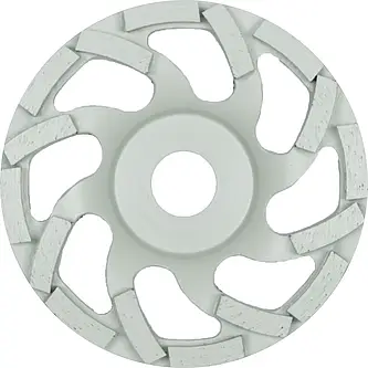 Klingspor - DS 600 S Diamantschleifteller, 125 x 7,2 x 22,23 mm 16 Segmente 7,2 x 5,5 mm, Spezialgeometrie