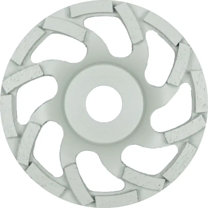 Klingspor - DS 600 S Diamantschleifteller, 115 x 7,2 x 22,23 mm 16 Segmente 7,2 x 5,5 mm, Spezialgeometrie
