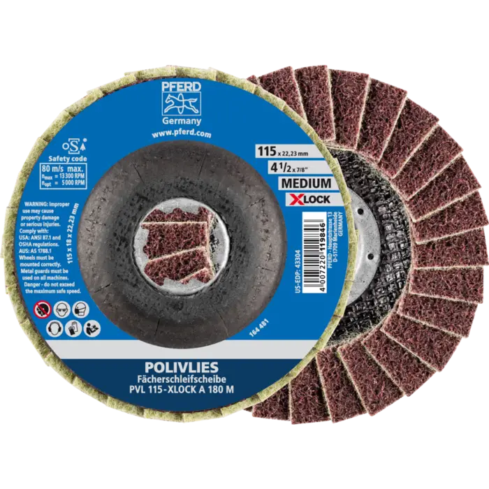 PFERD Vlieswerkzeuge PVL 115-X-LOCK A 180 M