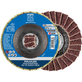 PFERD Vlieswerkzeuge PVL 115-X-LOCK A 180 M