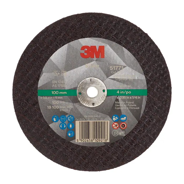 3M Silver Trennscheibe, T41, 100 mm x 0,9 mm x 6 mm