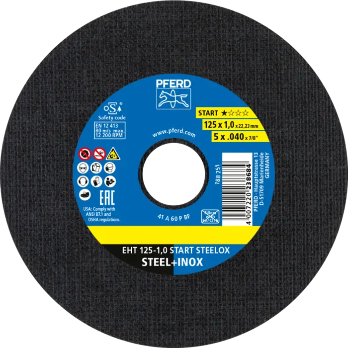 PFERD Trennscheiben EHT 125-1,0 MM START (10)