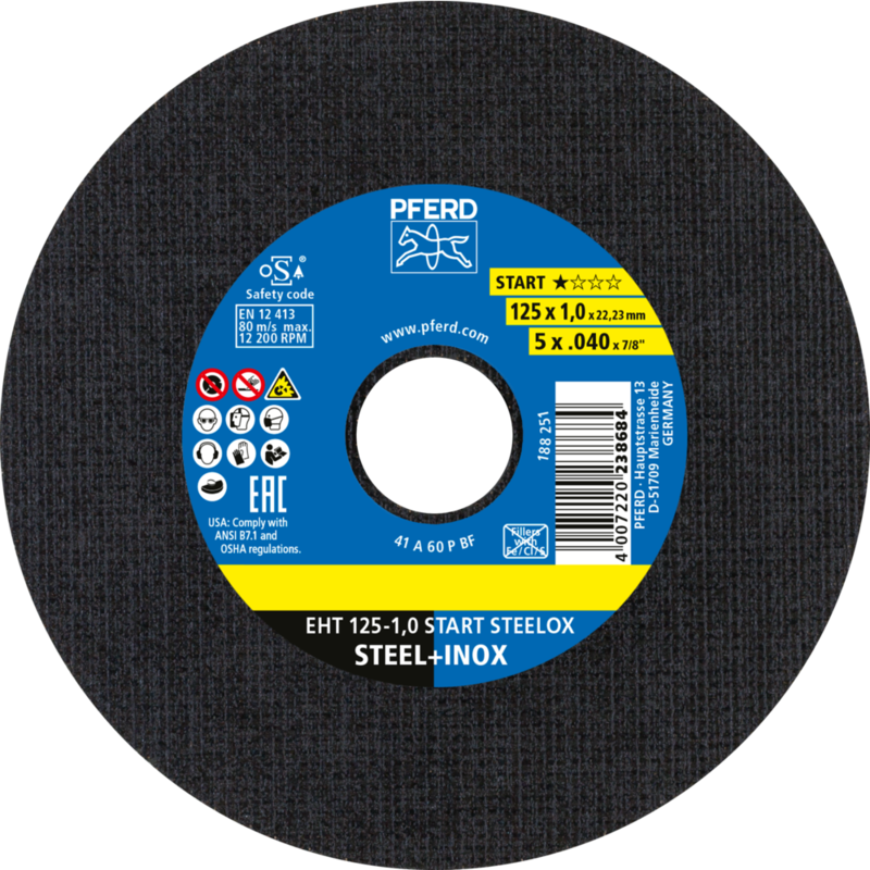 PFERD Trennscheiben EHT 125-1,0 MM START (10)