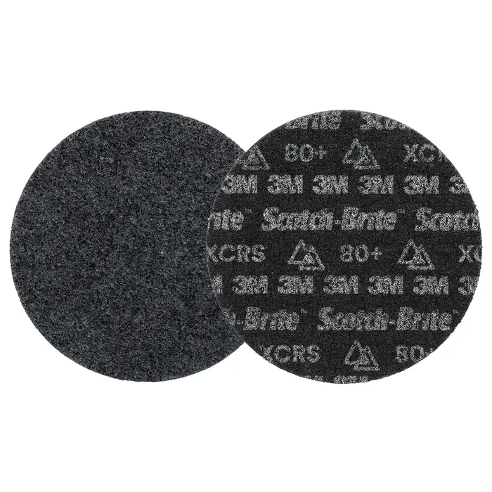 Scotch-Brite Präzisions-Vliesscheibe für höchste Anforderungen, HD-DH, Extra Coarse 80+, 178 mm x NH, 25 ea/Case