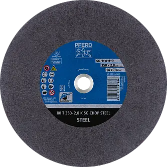PFERD CHOPSAW stat. Trennscheiben 80 T 350-2,8 K SG CHOP STEEL/25,4