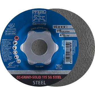 PFERD CC-GRIND (inkl. SOLID, FLEX, STRONG) CC-GRIND SOLID 115 SG STEEL