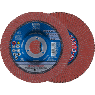 PFERD POLIFAN-Fächerscheiben PFR 125-L CO 60 SGP CURVE STEELOX