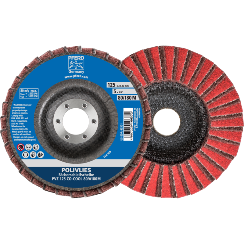 PFERD Vlieswerkzeuge PVZ 115 CO-COOL 80 / A 180 M