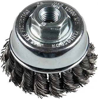 Klingspor - BT 600 Z Topfbürsten gezopft ohne Ring Anzahl Reihen 1, 100 mm Gewinde M 14 0,5 Stahl