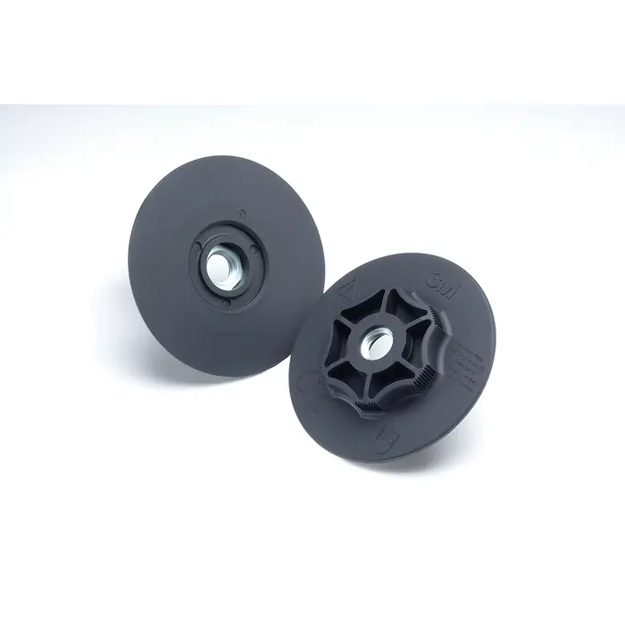3M Stützteller für Fiberscheiben, schwarz, 125 mm, M14, flach (IPS)