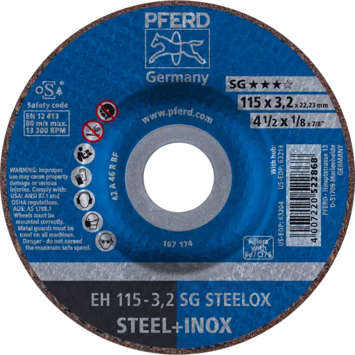 PFERD Trennscheiben EH 115-3,2 SG STEELOX