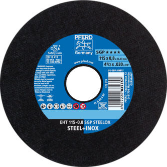 PFERD Trennscheiben EHT 115-0,8 SGP STEELOX