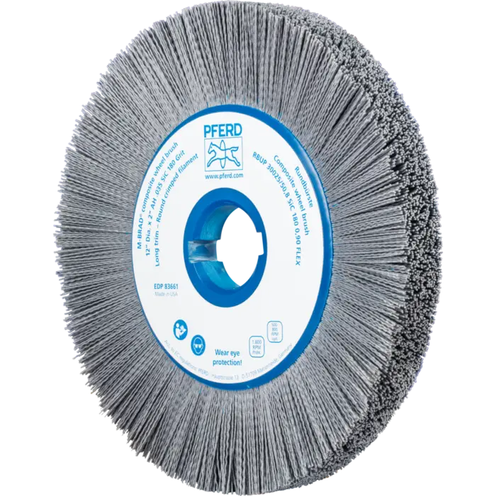 PFERD Bürsten mit Plastikkörper RBUP 30025/50,8 SiC 180 0,90 FLEX