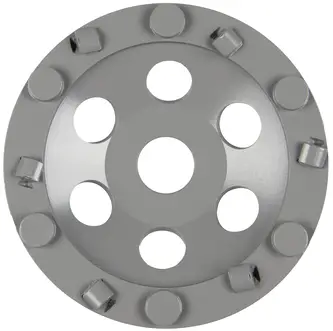 Klingspor - DS 650PKD Diamantschleifteller, 125 x 13 x 22,23 mm 6 Segmente 13 x 3,6 mm, PKD - Polykristalliner Diamant
