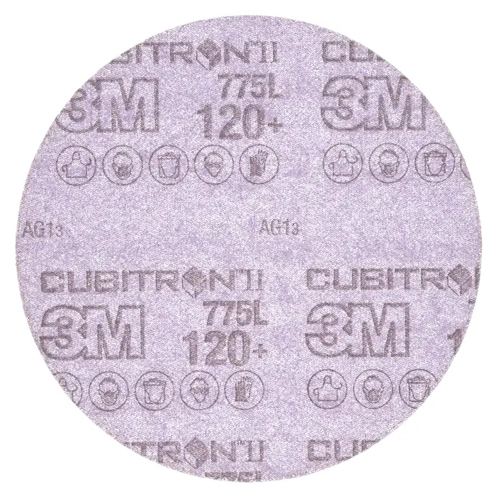 3M Cubitron II Hookit Filmscheibe 775L, 150 mm, 120+, ungelocht