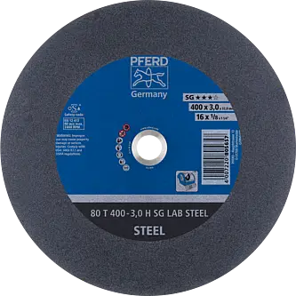 PFERD LABOR SG stat. Trennscheiben 80 T 400-3,0 H SG LAB STEEL/32,0