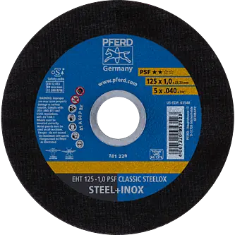 PFERD Trennscheiben EHT 125-1,0 PSF CLASSIC STEELOX
