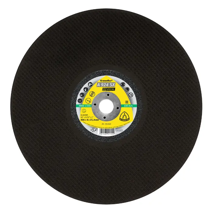 Klingspor - A 924 SX Großtrennscheibe, 406 x 4 x 25,4 mm gerade