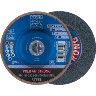 PFERD POLIFAN-Fächerscheiben PFC 180 Z 50 SGP STRONG STEEL