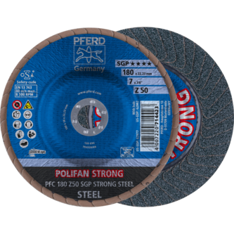 PFERD POLIFAN-Fächerscheiben PFC 180 Z 50 SGP STRONG STEEL