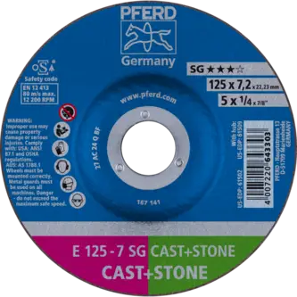 PFERD BIBIELLE E 125-7 SG CAST+STONE (2)