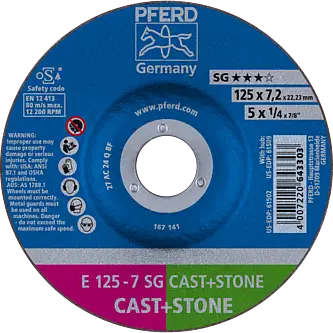 PFERD BIBIELLE E 125-7 SG CAST+STONE (2)