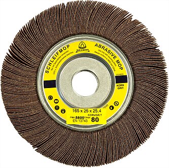 Klingspor - SM 611 W Schleifmopräder CS 310 XF, 165 x 25 x 25,4 mm Korn 40