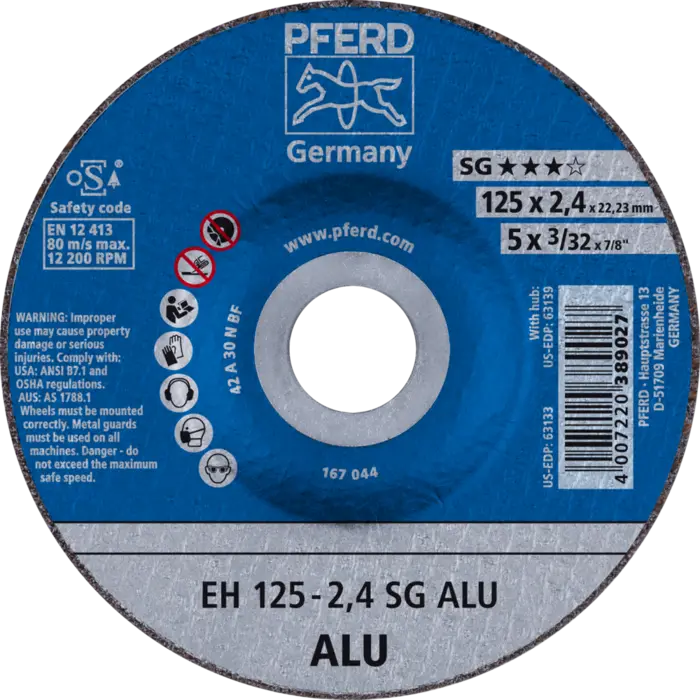 PFERD Trennscheiben EH 125-2,4 SG ALU