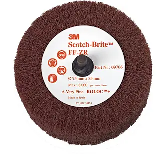 Scotch-Brite Roloc Lamellenbürste FF-ZR, rot, 63 mm x 32 mm, A VFN