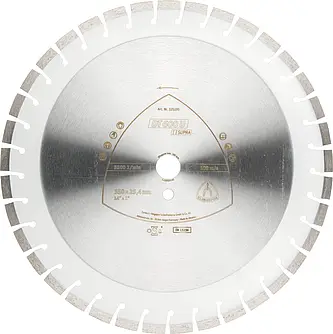Klingspor - DT 600 U Diamanttrennscheibe, 350 x 3 x 30 mm 37 Segmente 24 x 3 x 10 mm, Kurzverzahnung