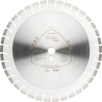 Klingspor - DT 600 U Diamanttrennscheibe, 350 x 3 x 25,4 mm 37 Segmente 24 x 3 x 10 mm, Kurzverzahnung