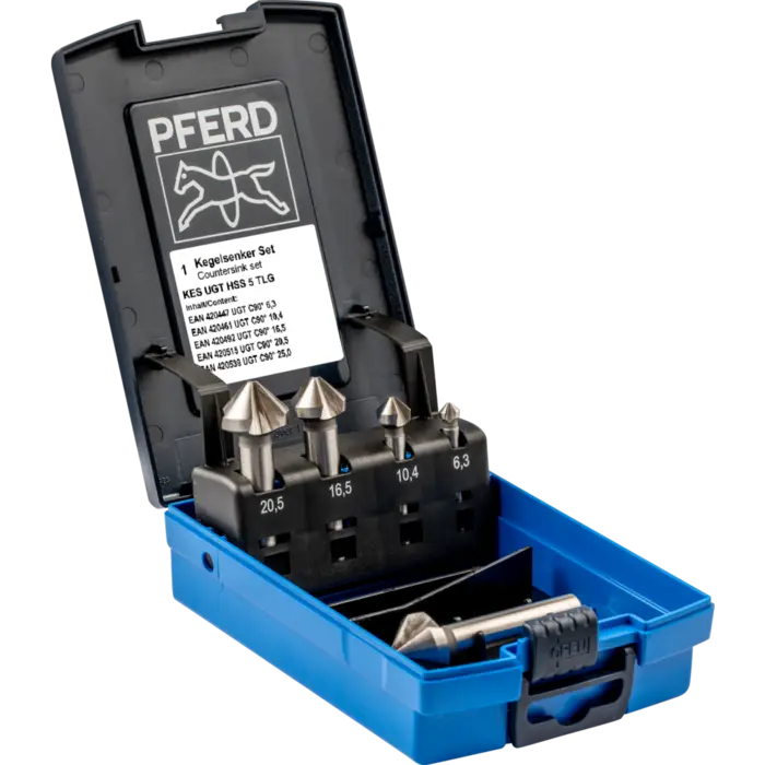 PFERD Bohr- und Senkwerkzeuge SET UGT HSS DIN335 C90? 5