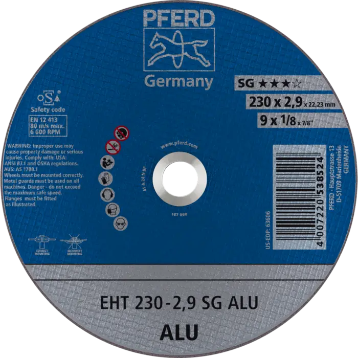 PFERD Trennscheiben EHT 230-2,9 SG ALU