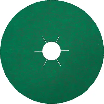 Klingspor - FS 966 Fiberscheibe Multibindung Keramik, 125 x 22 mm Korn 80 Sternloch
