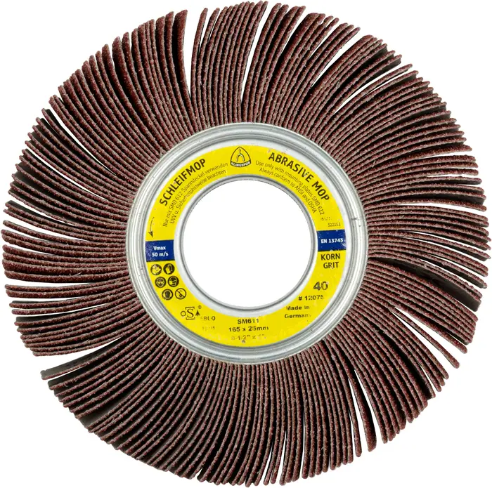 Klingspor - SM 611 Schleifmopräder LS 309 X, 165 x 25 x 43,1 mm Korn 120