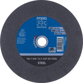 PFERD HEAVY DUTY SGP bis ? 2000 mm 100 T 600-7,6 S SGP HD STEEL/60,0