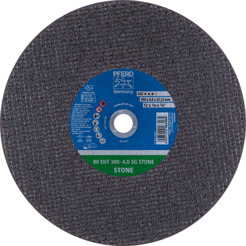 PFERD Trennscheiben 80 EHT 300-4,0 SG STONE/22,23