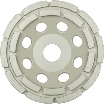 Klingspor - DS 600 A Diamantschleifteller, 180 x 7,8 x 22,23 mm 22 Segmente 7,8 x 5,3 mm, 2-Reihig
