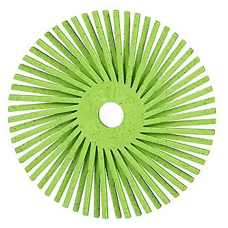 Scotch-Brite Precision Radial Bristle Brush, PN-RB, 50+, 76,2 mm x 9,525 mm (3 Zoll x 3/8 Zoll), Typ A