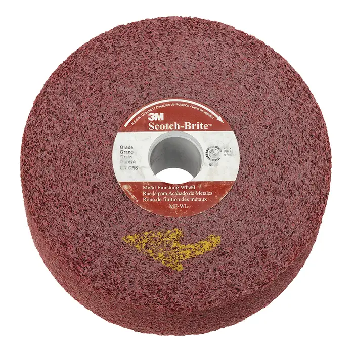 Scotch-Brite Metal Finishing gewickelte Kompaktscheibe MF-WL, 203 mm x 609 mm x 76 mm, 5A MED