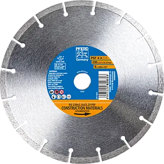 PFERD Diamantwerkzeuge für die Bauindustrie DS 230 x 2,3 x 22,23 PSF