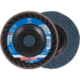 PFERD POLIFAN-Fächerscheiben PFC 115 Z 40 SG POWER TRIM STEELOX