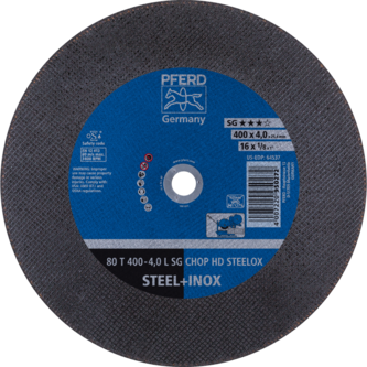 PFERD CHOPSAW stat. Trennscheiben 80 T 400-4,0 L SG CHOP HD STEELOX/25,4