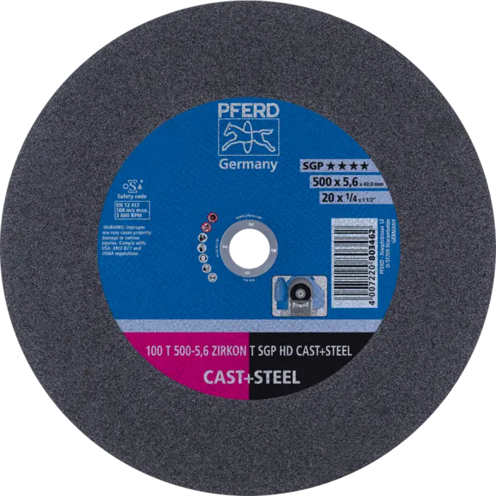 PFERD HEAVY DUTY SGP bis ? 2000 mm 100 T 500-5,6 Z T SGP HD CAST+STEEL/40,0