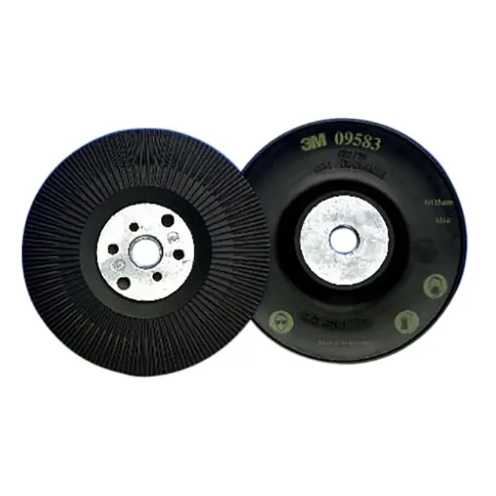 3M Stützteller für Fiberscheiben, gerippt, schwarz, 115 mm