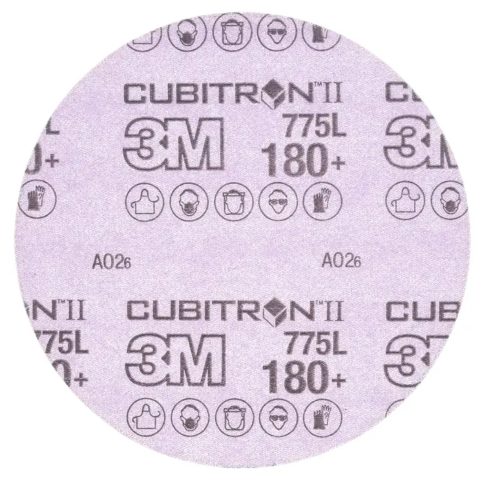 3M Cubitron II Hookit Filmscheibe 775L, 150 mm, 180+, ungelocht