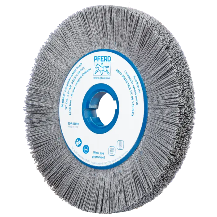 PFERD Bürsten mit Plastikkörper RBUP 30025/50,8 SiC 80 1,10 FLEX