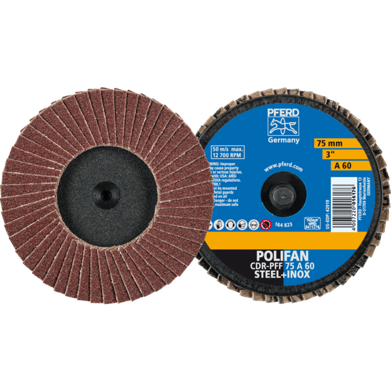PFERD COMBIDISC-Schleifwerkzeuge CDR PFF 75 A 60