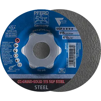 PFERD CC-GRIND (inkl. SOLID, FLEX, STRONG) CC-GRIND SOLID 115 SGP STEEL
