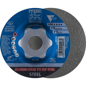 PFERD CC-GRIND (inkl. SOLID, FLEX, STRONG) CC-GRIND SOLID 115 SGP STEEL
